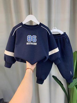 Спортивний костюм для дівчинки Petit Bonheur 90 см синій 1000083 фото